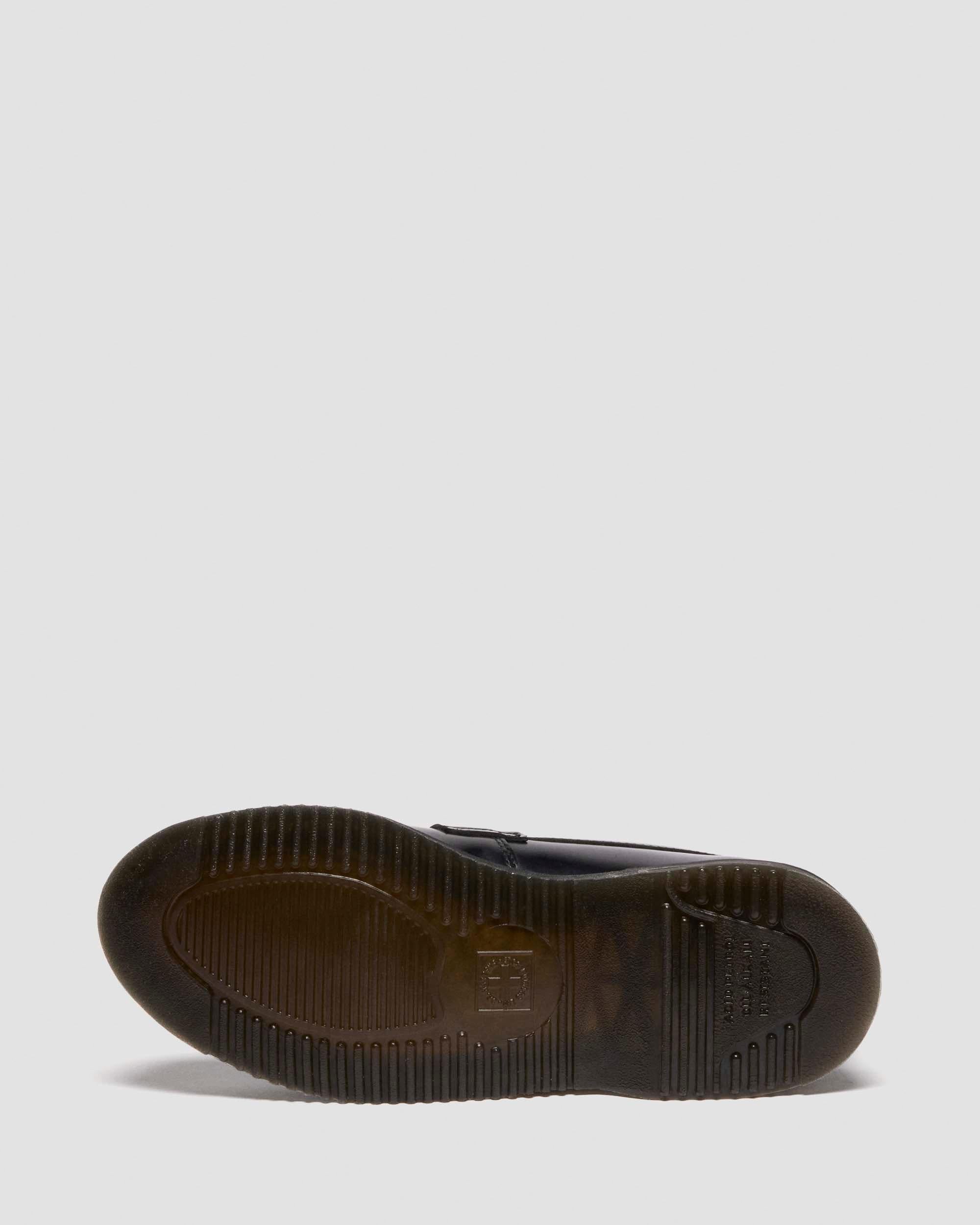 Temara Polished Smooth Leather Loafers