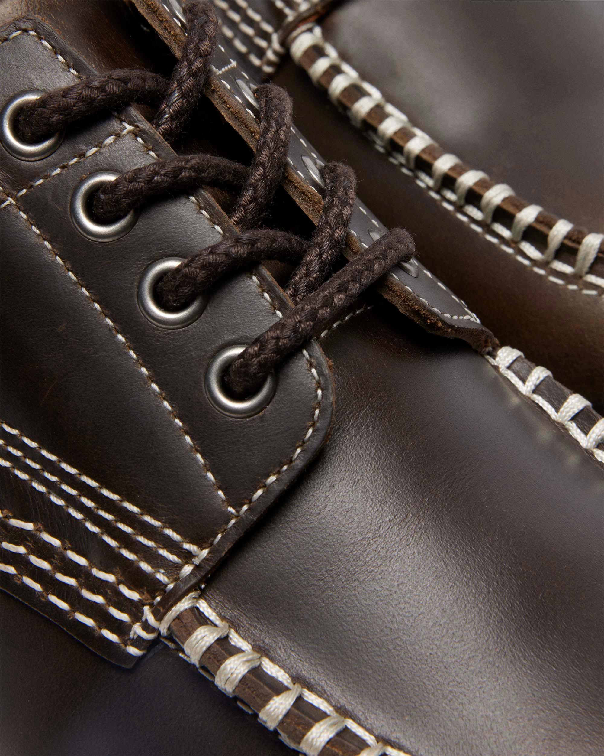 Lowell Orleans Leather Moc Toe Shoes