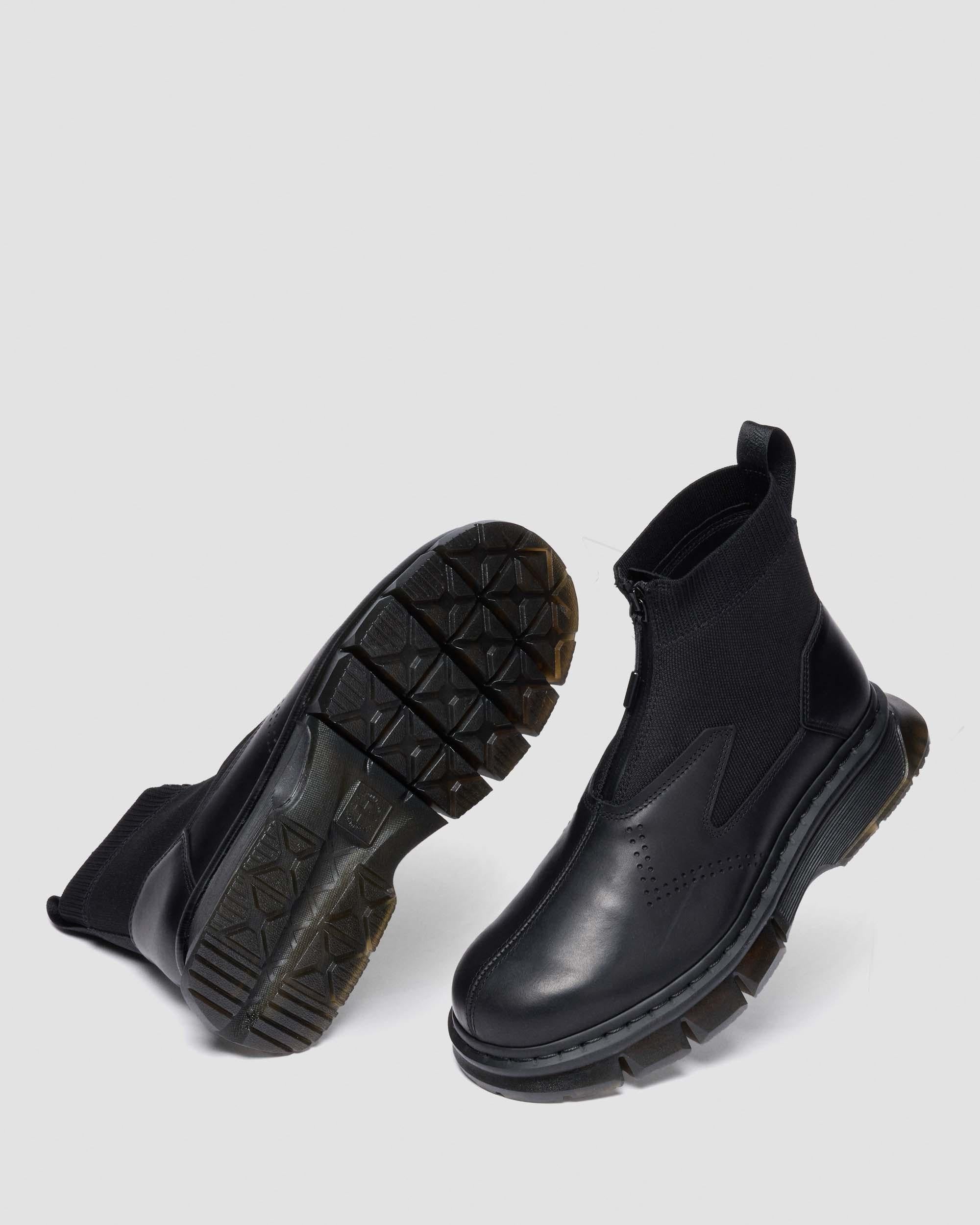 14XX Qubist Zip Orleans Leather Boots