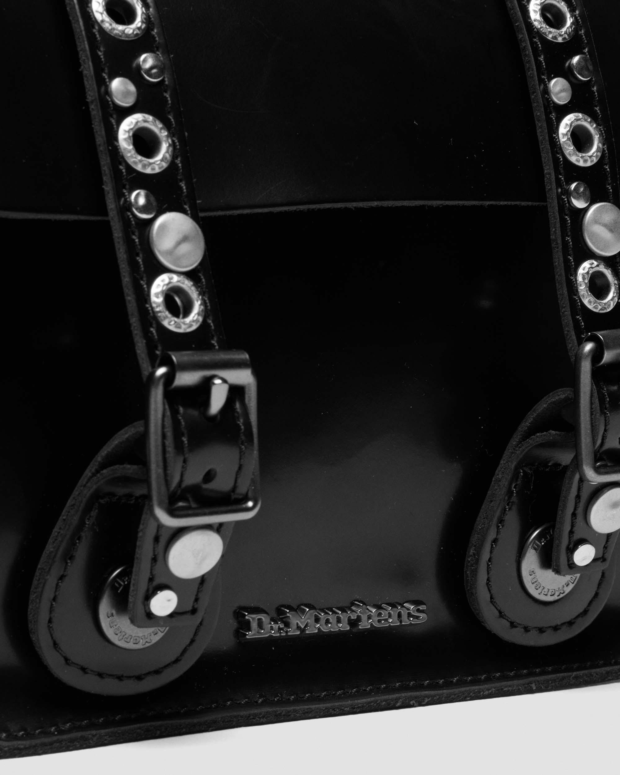 7" Studded Leather Satchel