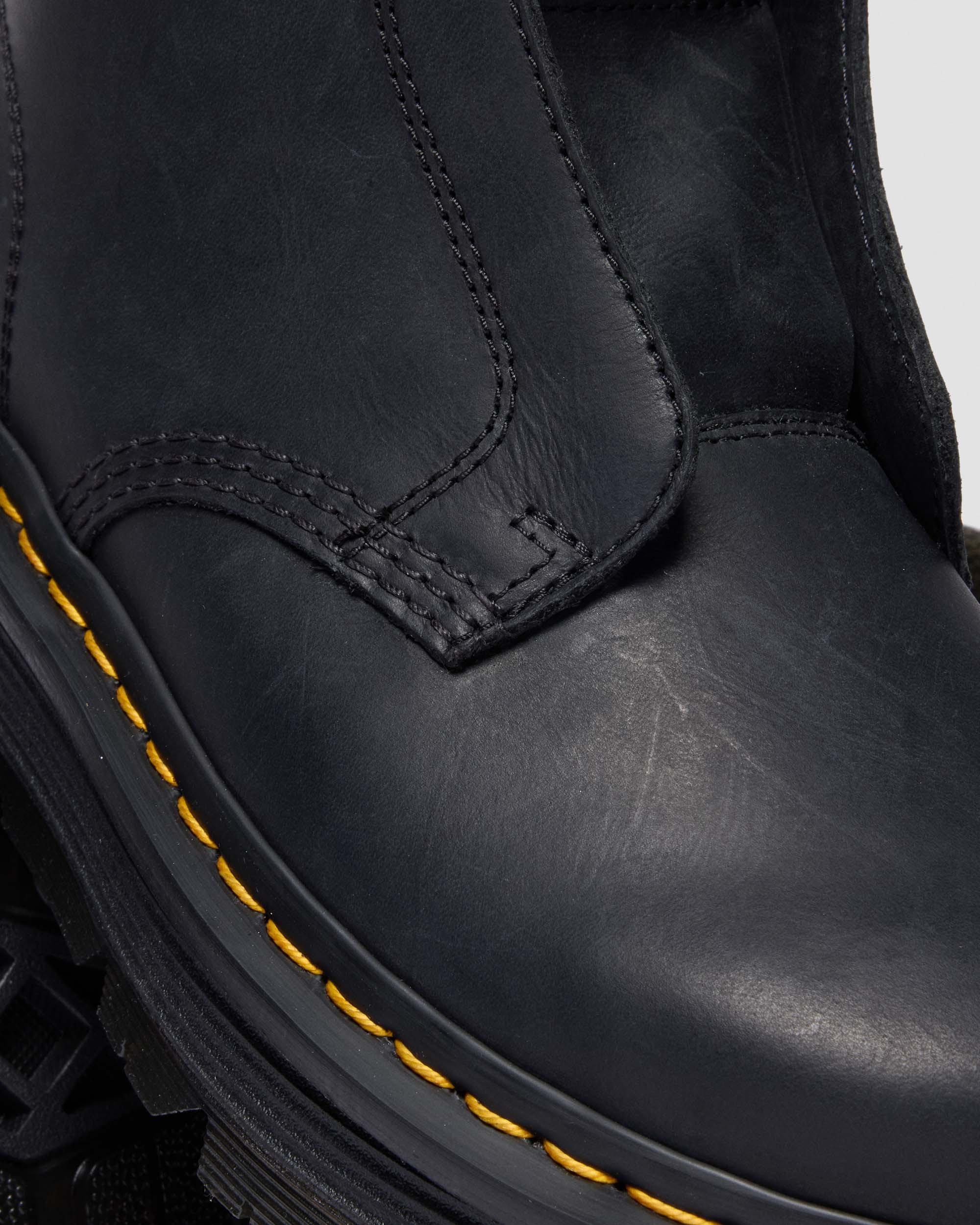 Zebzag Laceless Slip-on Wyoming Leather Boots