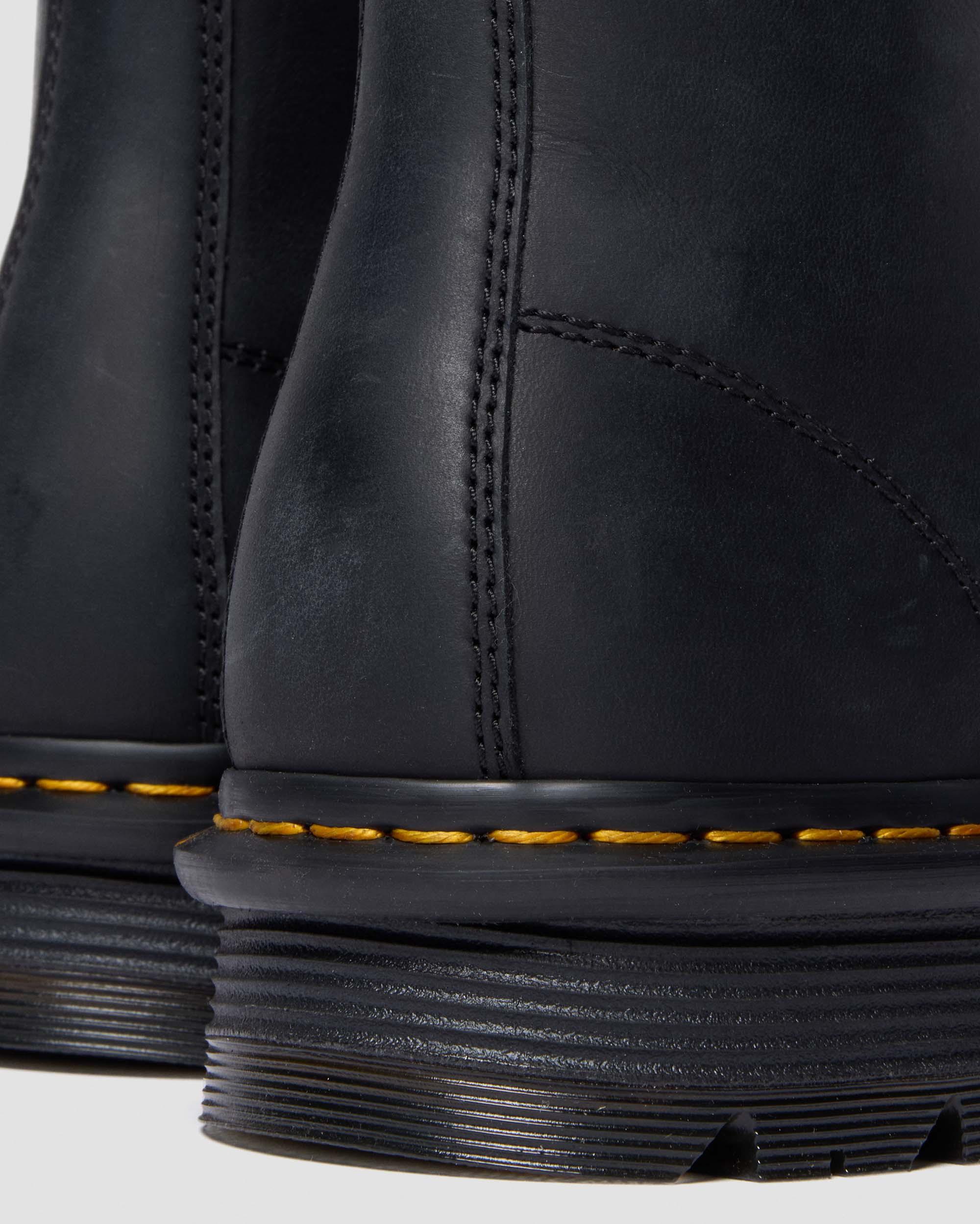 Zebzag Laceless Slip-on Wyoming Leather Boots