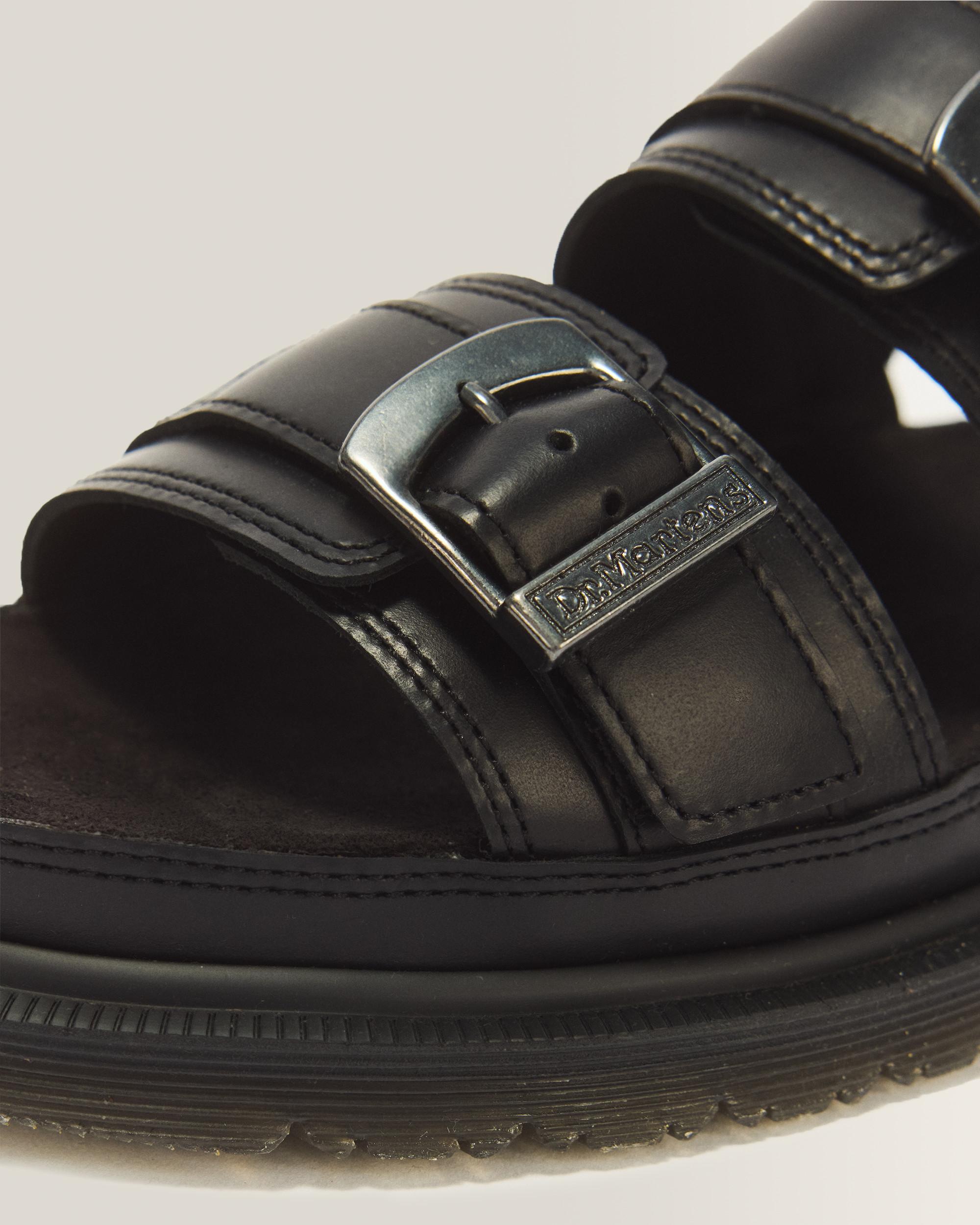San Two Strap Orleans Leather Sandals
