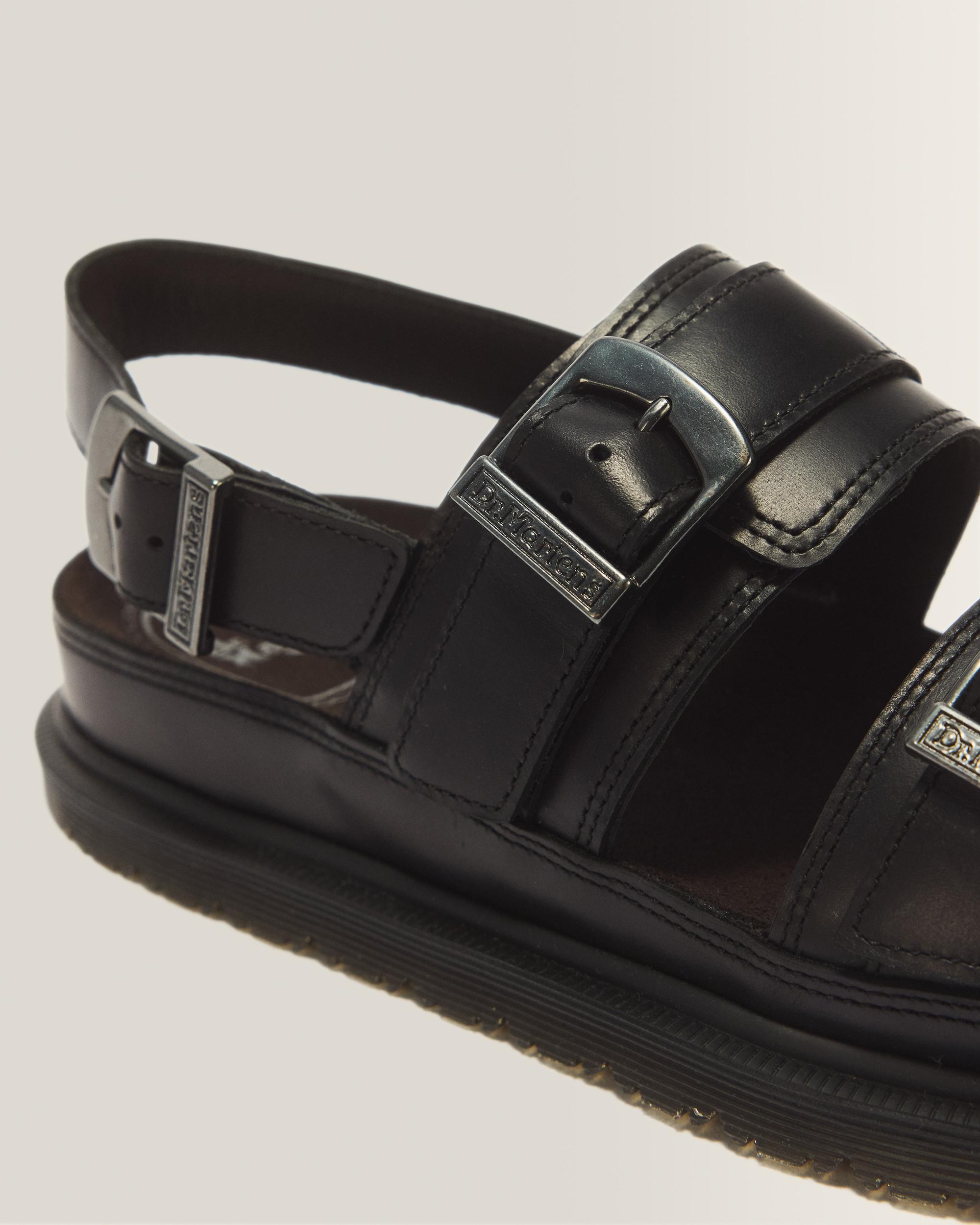 San Two Strap Orleans Leather Sandals