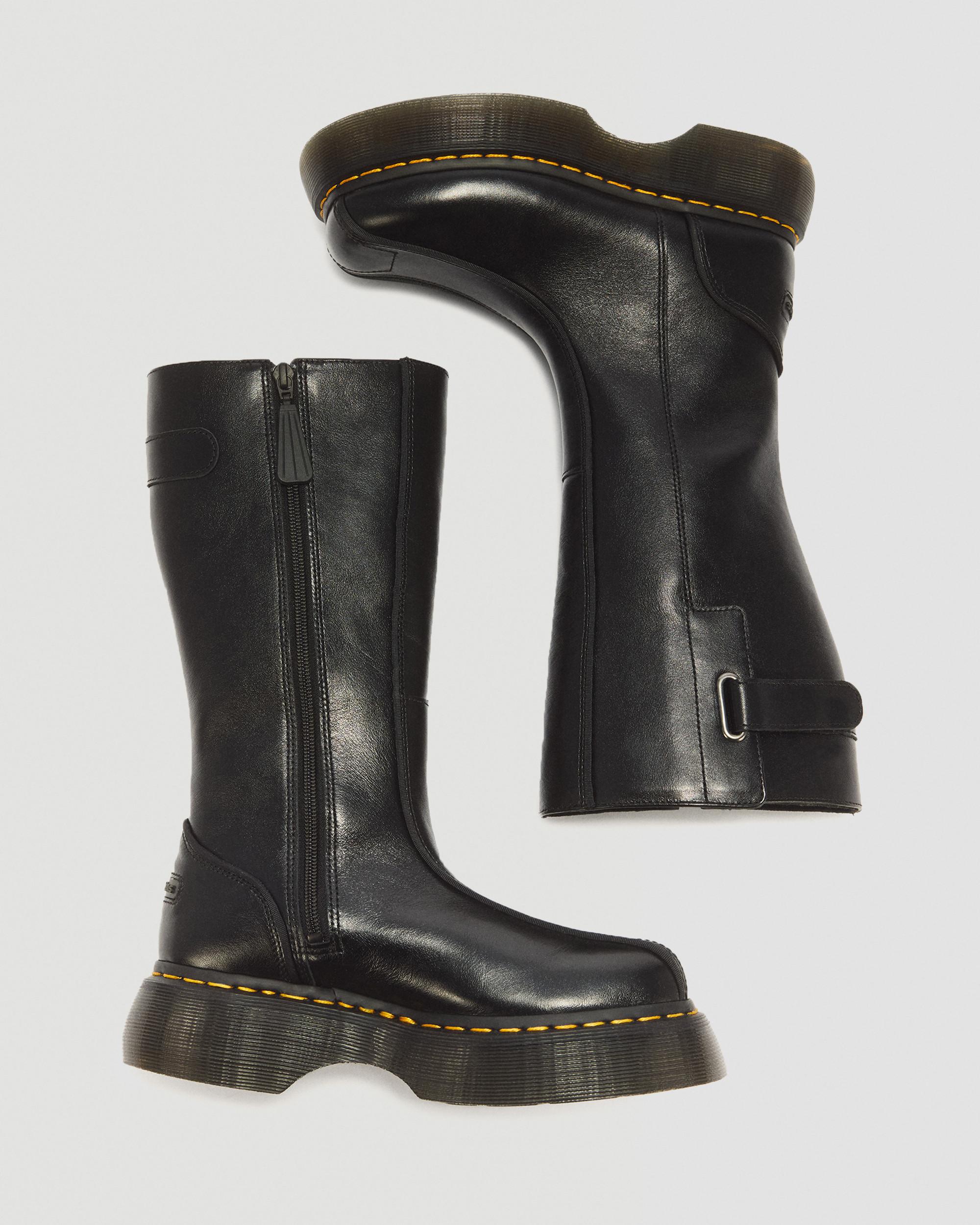 Buzz Hi Milled Gloss Leather Boots