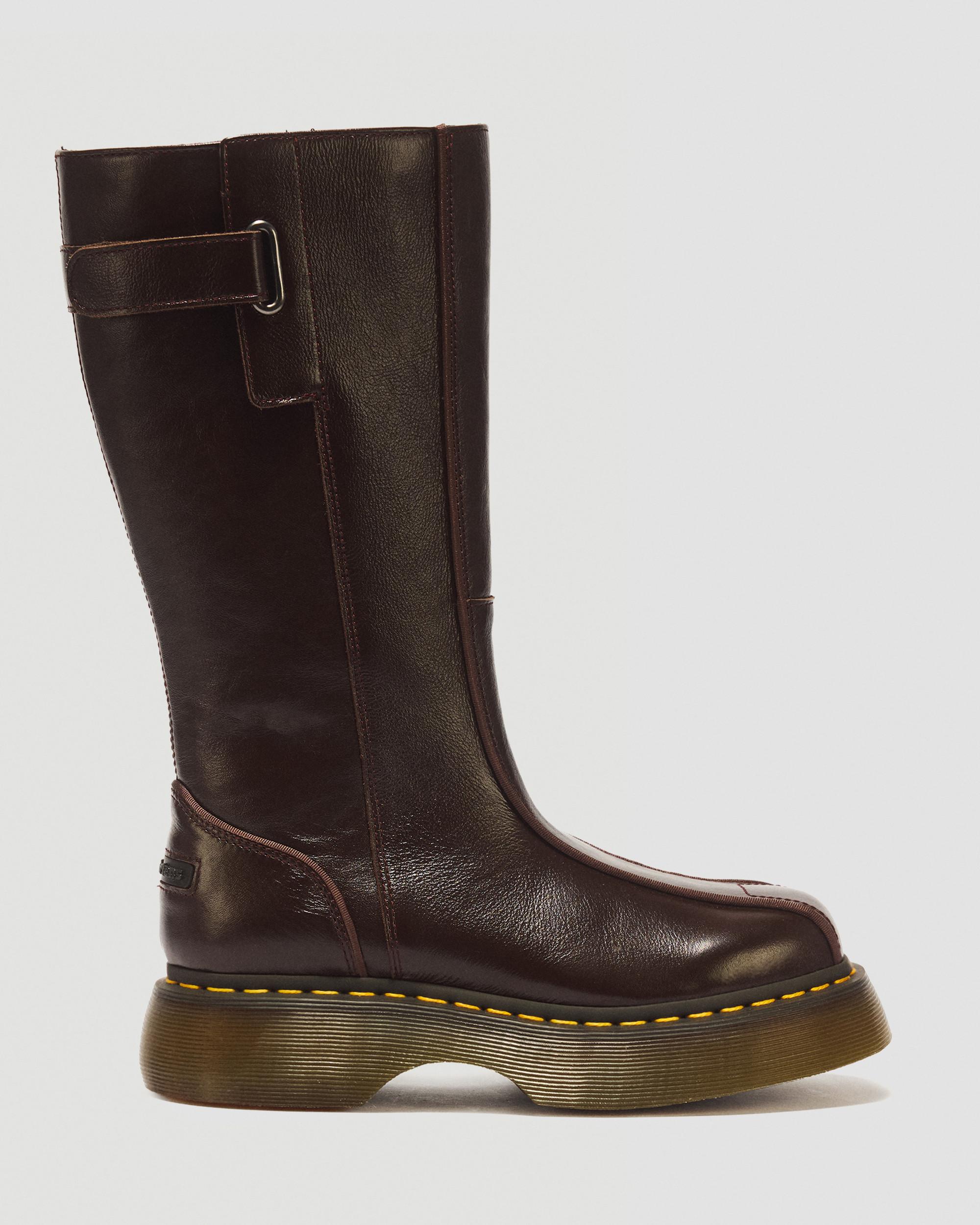 Buzz Hi Milled Gloss Leather Boots