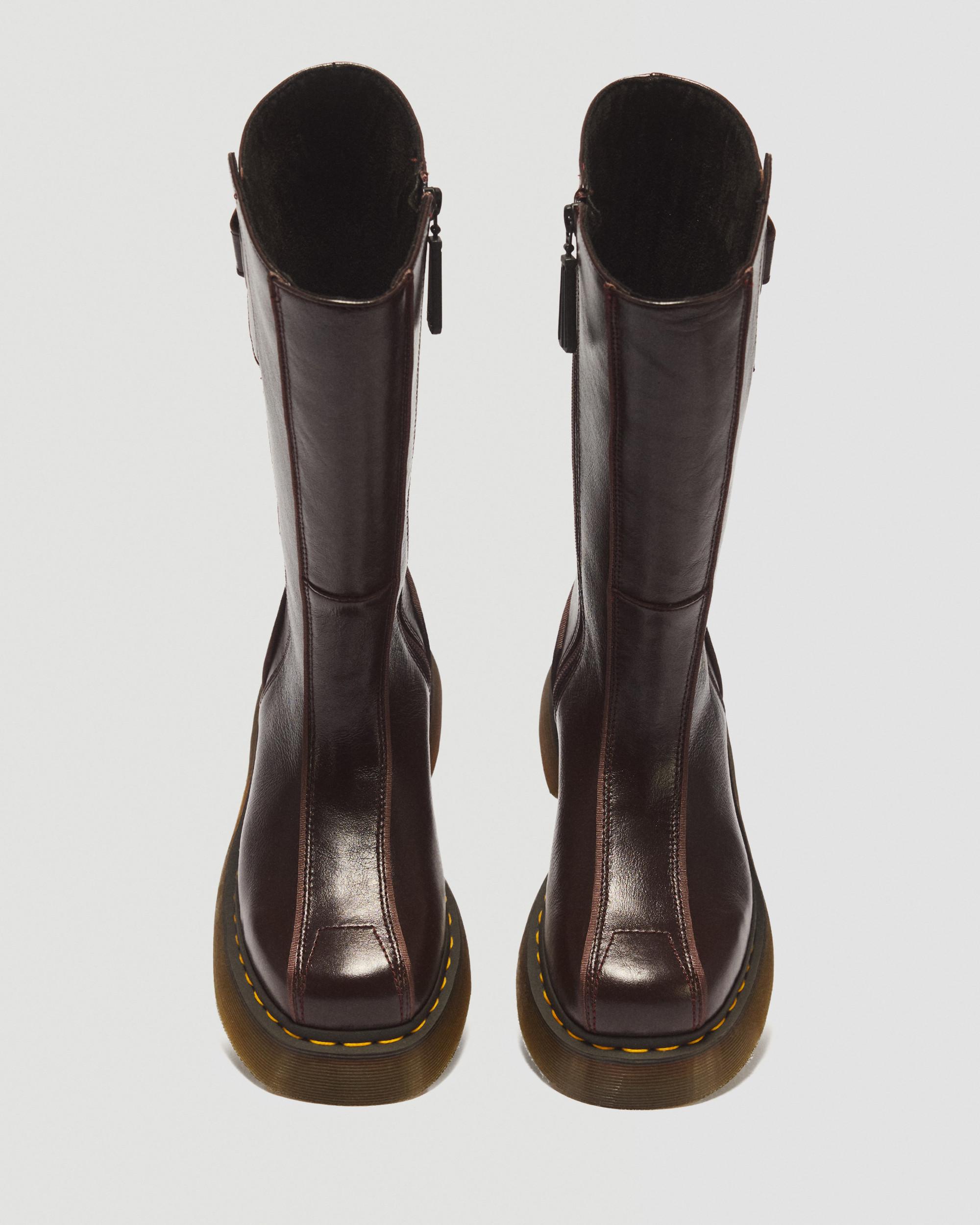Buzz Hi Milled Gloss Leather Boots