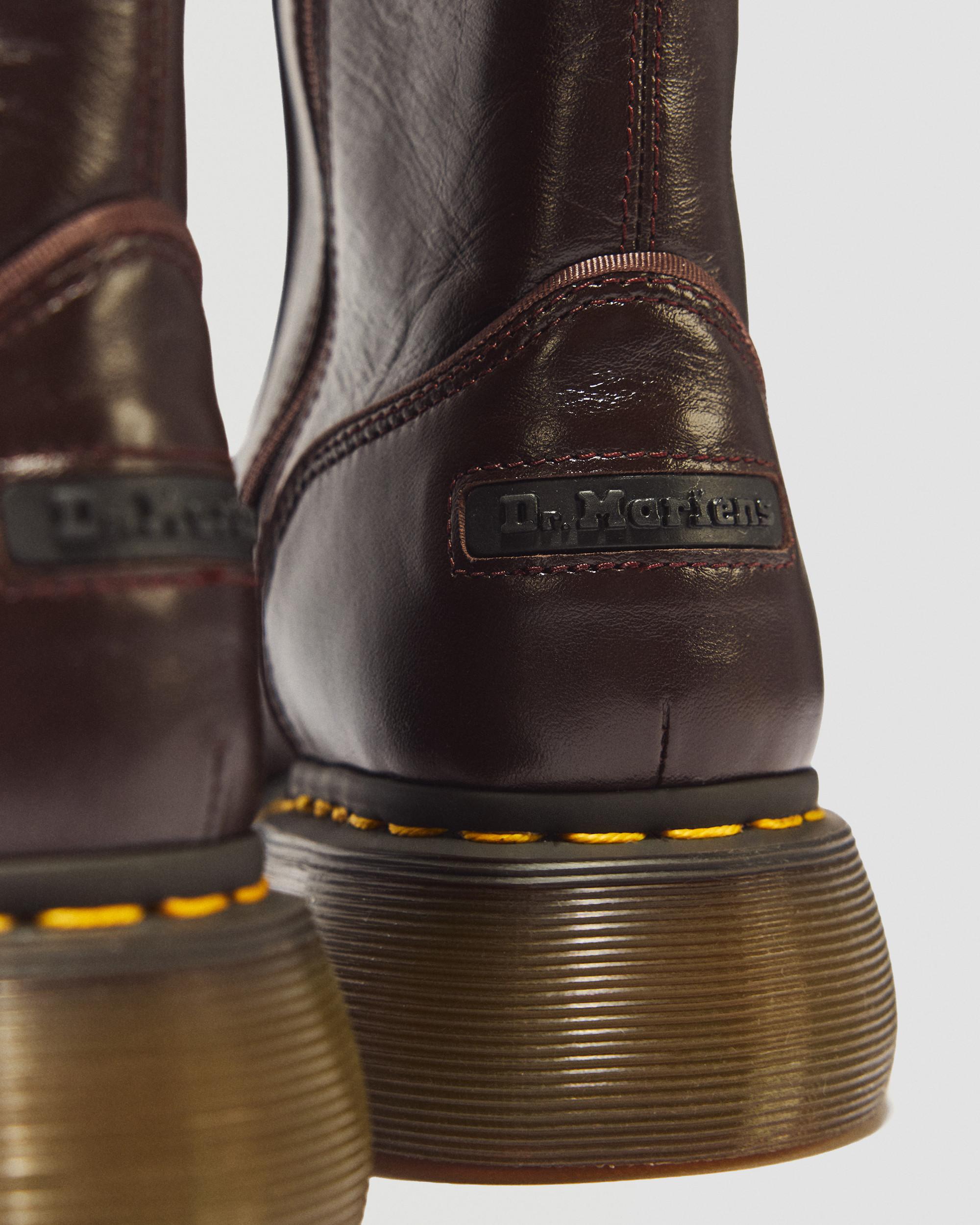 Buzz Hi Milled Gloss Leather Boots