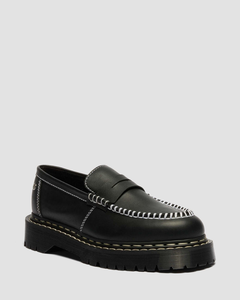 Penton Bex Double Stitch Smooth Leather Loafers | Dr. Martens
