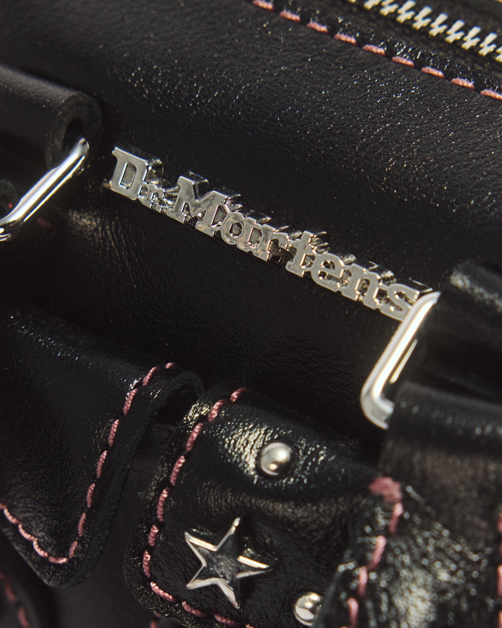 Mini Top Handle Milled Gloss Leather Bag