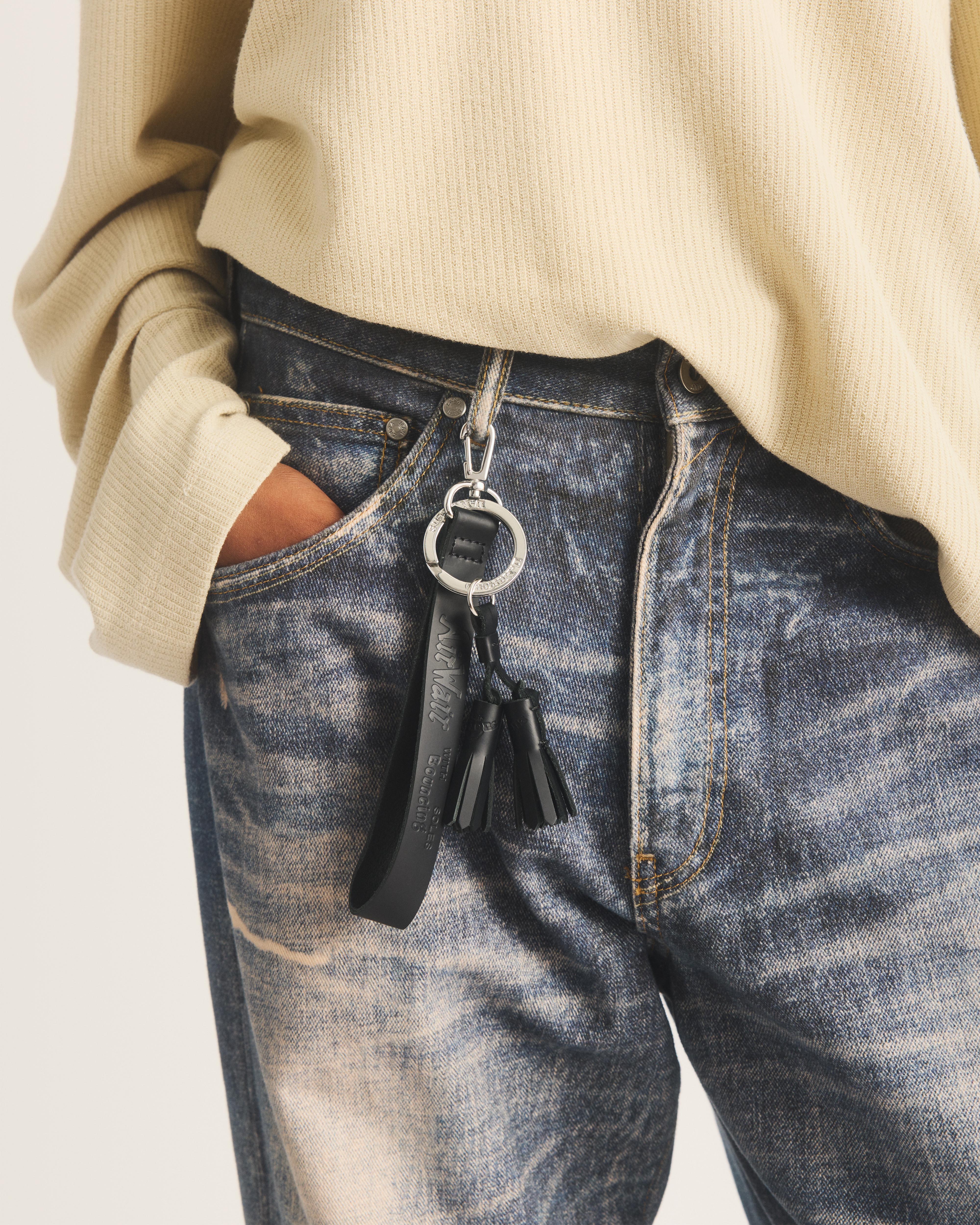 Logo+Tassel Keyring