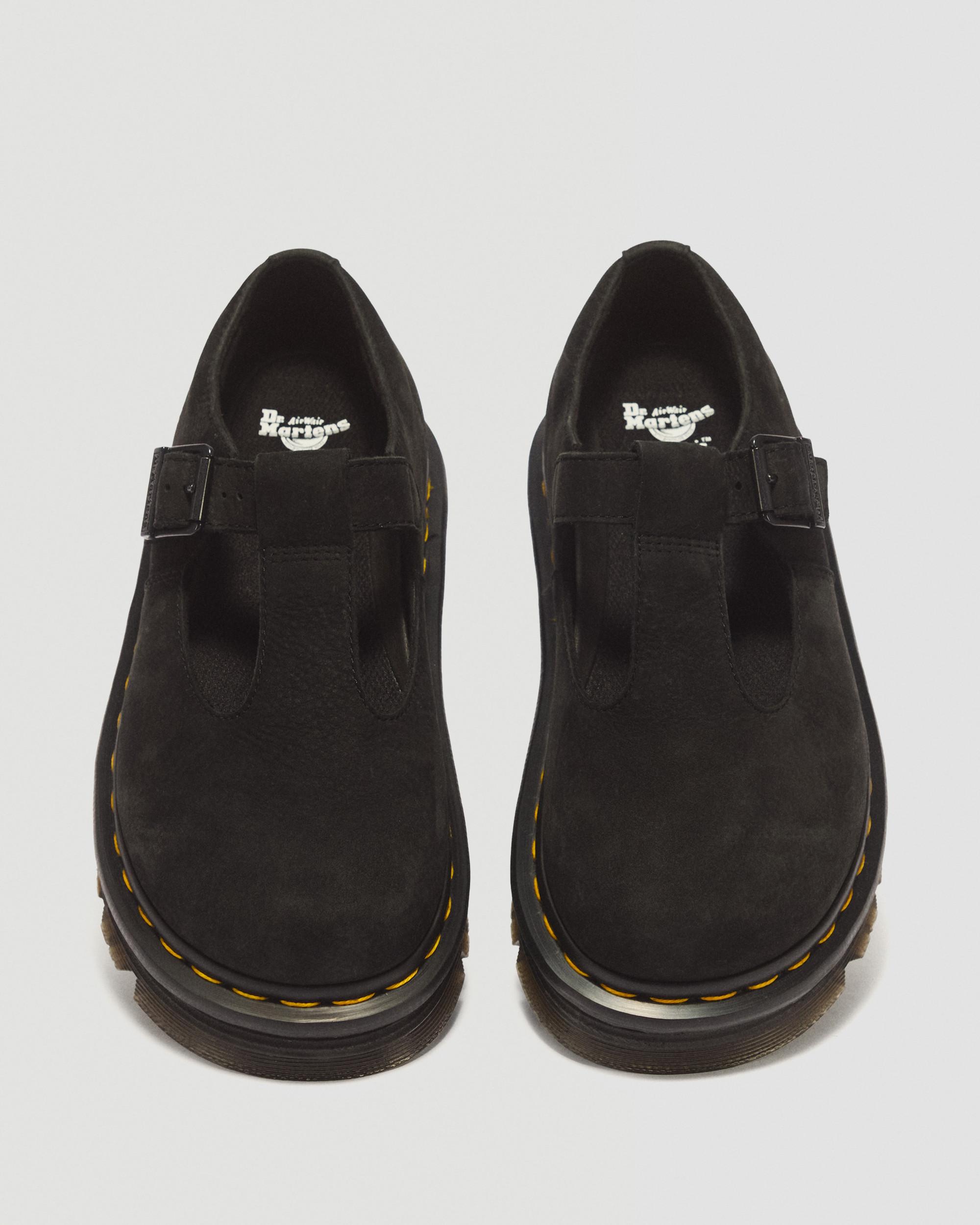 Zebzag Milled Nubuck Mary Jane Shoes