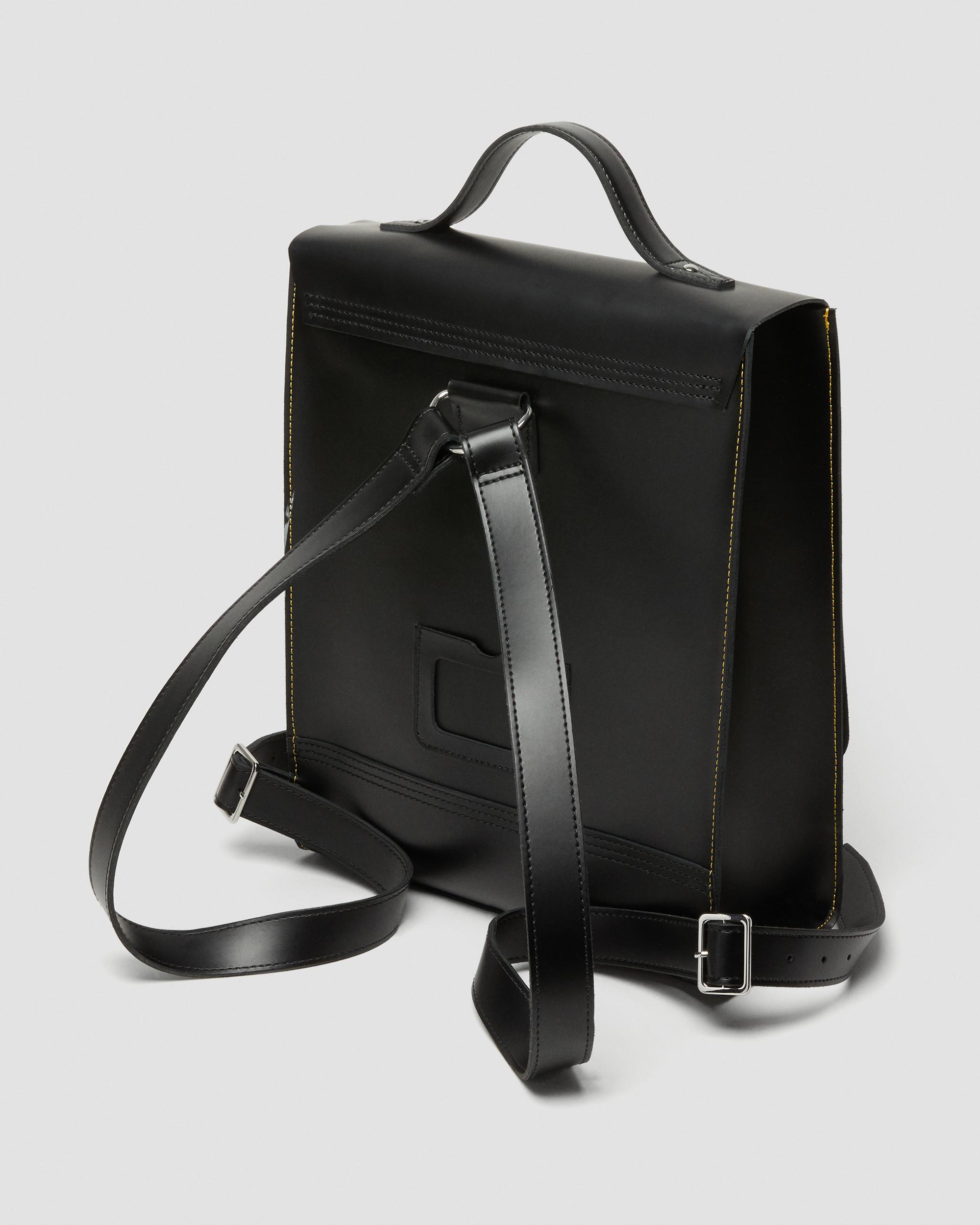 Leather Box Backpack